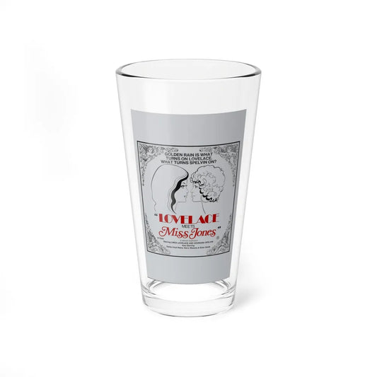 LOVELACE MEETS MISS JONES 1975 Movie Poster - Pint Glass 16oz 16oz - Go Mug Yourself