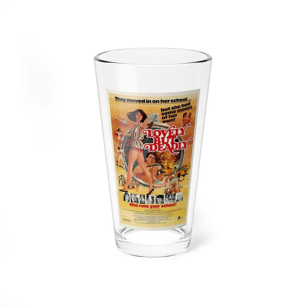 LOVELY BUT DEADLY 1981 Movie Poster - Pint Glass 16oz-16oz-Go Mug Yourself