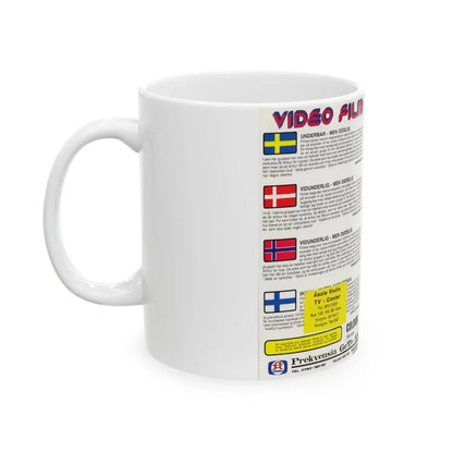 LOVELY BUT DEADLY (VHS COVER) - White Coffee Mug - Go Mug Yourself