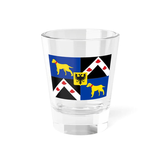 Lovendegem vlag (Belgium) Shot Glass 1.5oz 1.5oz - Go Mug Yourself