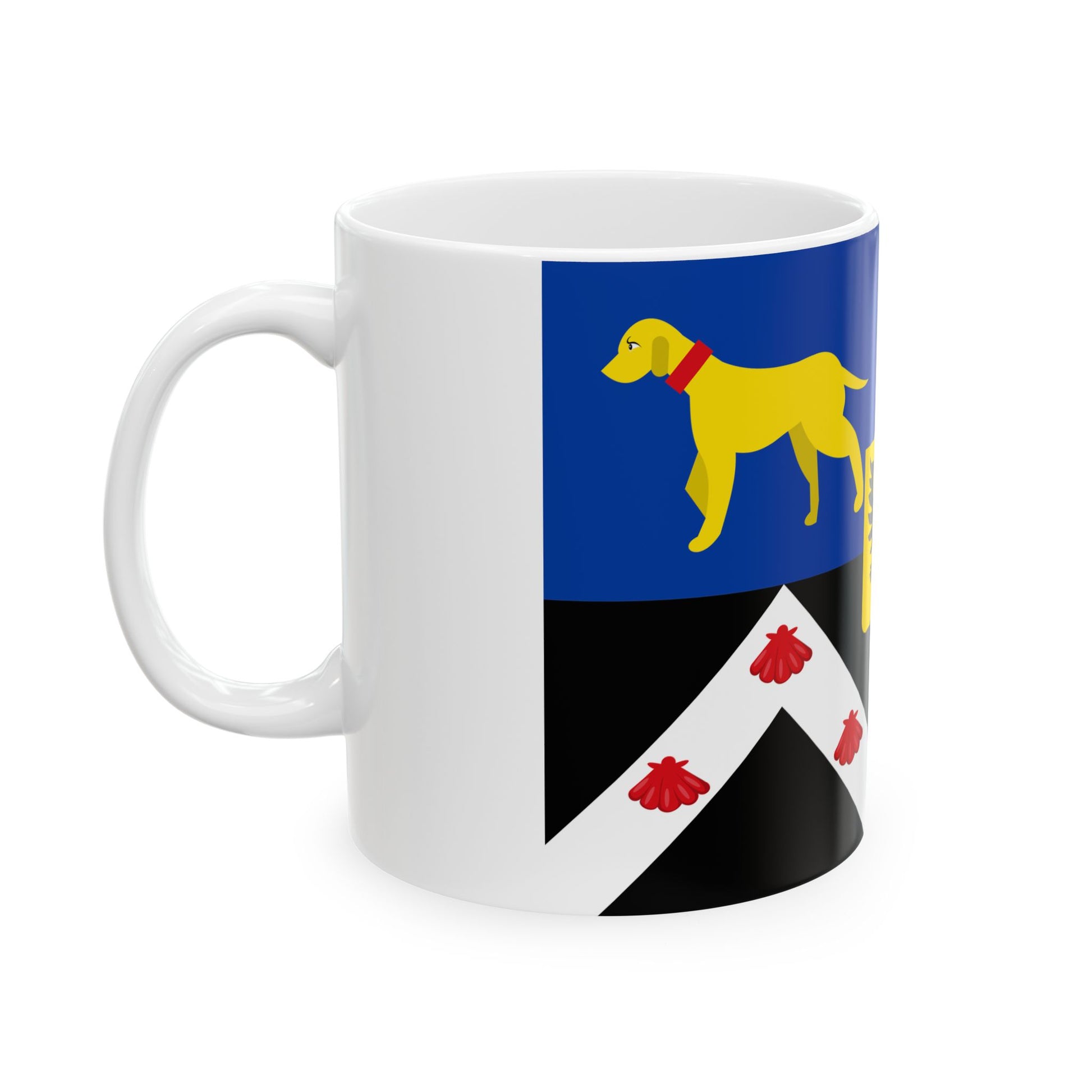Lovendegem vlag (Belgium) White Coffee Mug-Go Mug Yourself