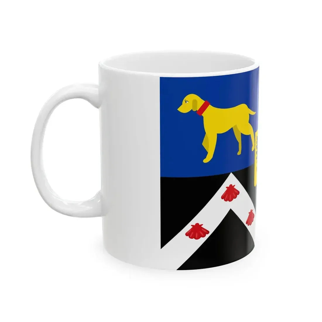 Lovendegem vlag (Belgium) White Coffee Mug - Go Mug Yourself