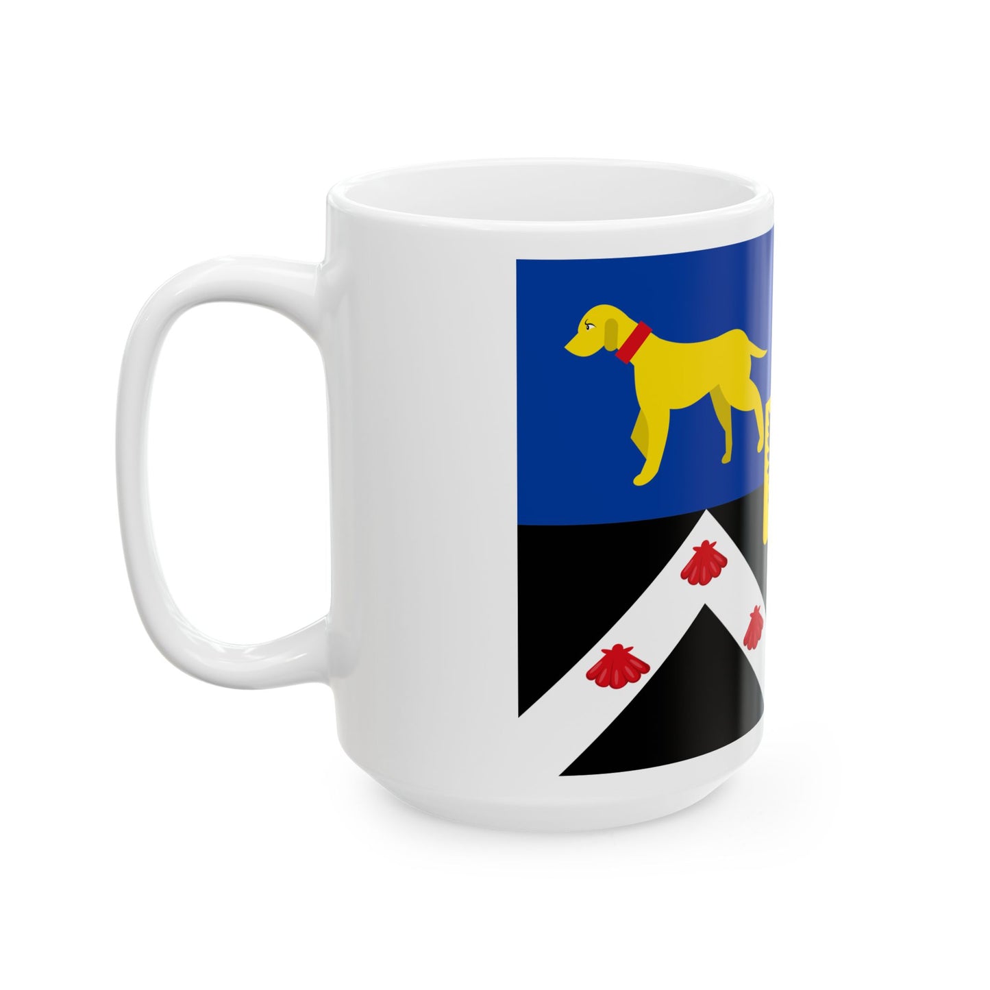 Lovendegem vlag (Belgium) White Coffee Mug-Go Mug Yourself