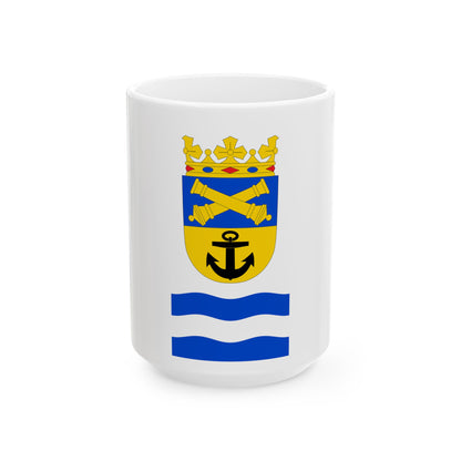 Loviisa.lippu (Finland) White Coffee Mug-15oz-Go Mug Yourself