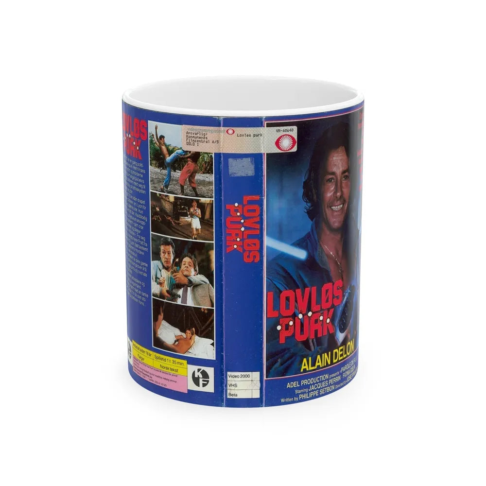 LOVLOS PURK (VHS COVER) - White Coffee Mug-11oz-Go Mug Yourself