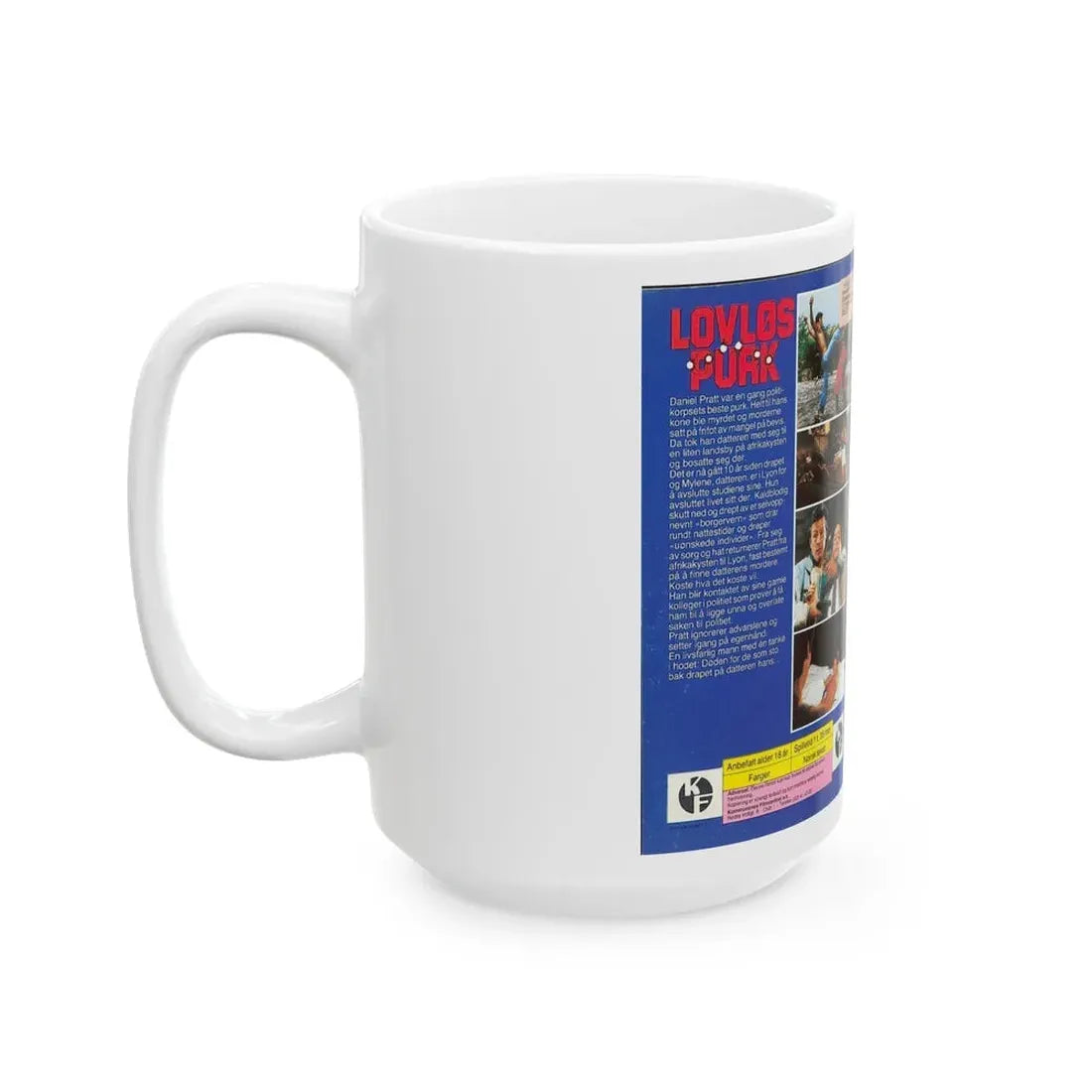 LOVLOS PURK (VHS COVER) - White Coffee Mug - Go Mug Yourself