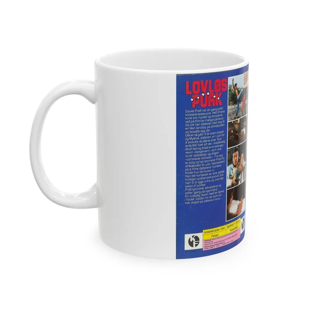 LOVLOS PURK (VHS COVER) - White Coffee Mug-Go Mug Yourself