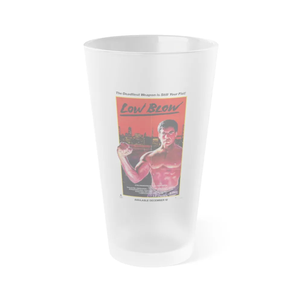 LOW BLOW (LOWBLOW) 1986 Movie Poster - Frosted Pint Glass 16oz-Go Mug Yourself