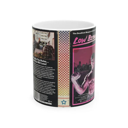 LOW BLOW (VHS COVER) - White Coffee Mug 11oz - Go Mug Yourself