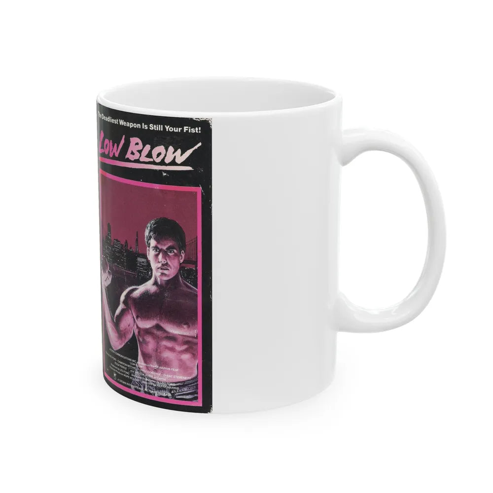 LOW BLOW (VHS COVER) - White Coffee Mug-Go Mug Yourself