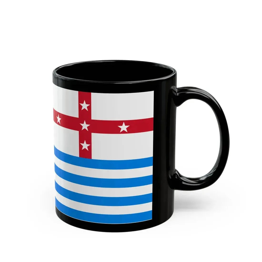 Lower Murray River Flag Australia - Black Coffee Mug - Go Mug Yourself