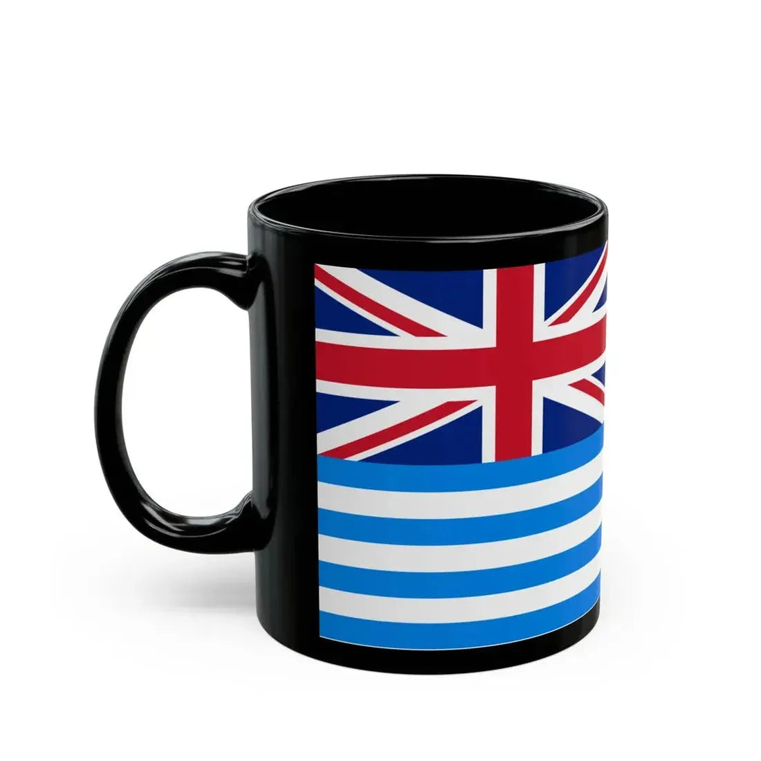 Lower Murray River Flag Australia - Black Coffee Mug - Go Mug Yourself