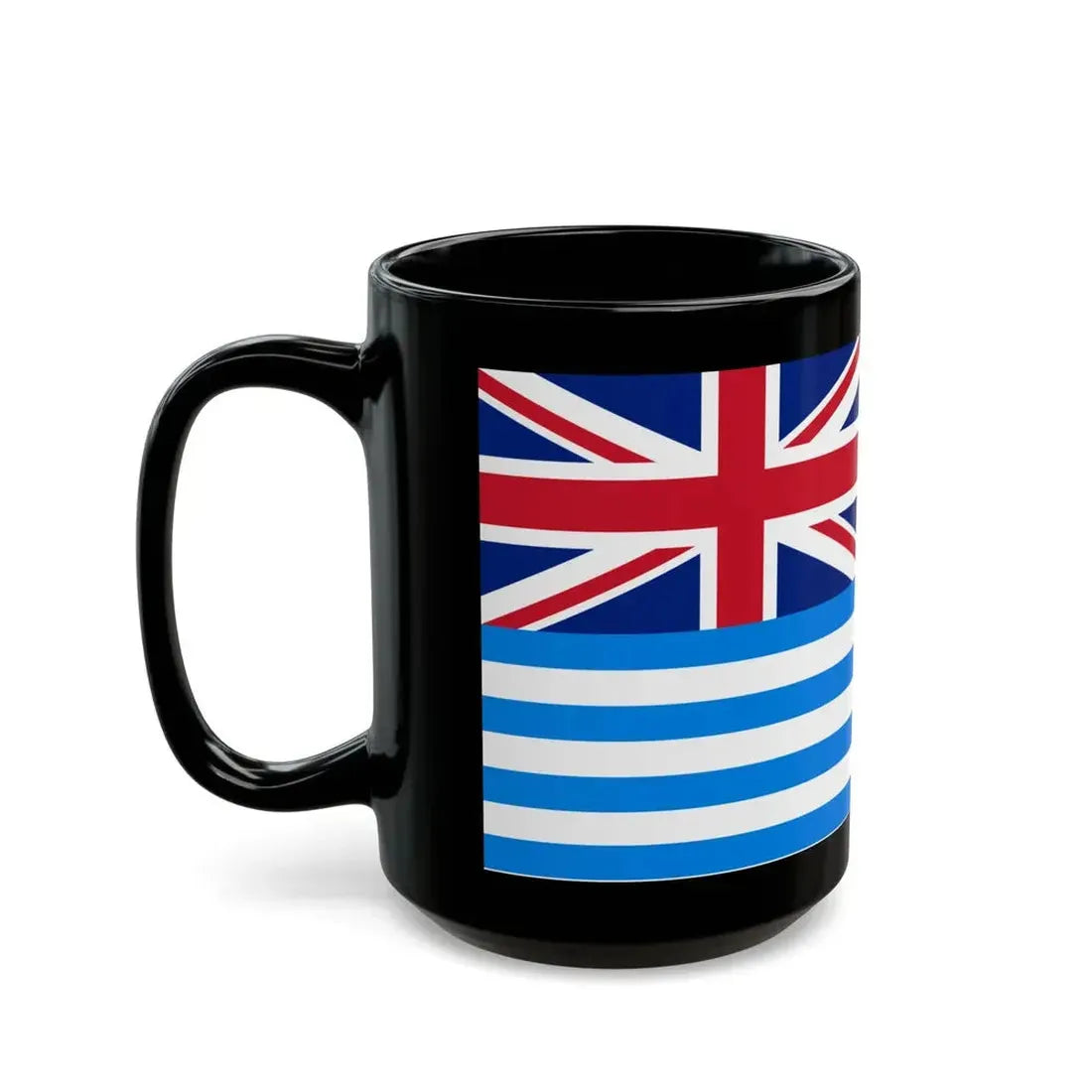 Lower Murray River Flag Australia - Black Coffee Mug - Go Mug Yourself