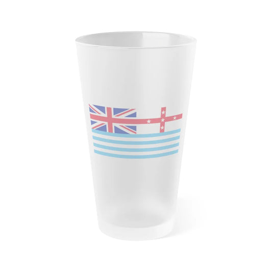 Lower Murray River Flag Australia - Frosted Pint Glass 16oz-16oz-Frosted-Go Mug Yourself