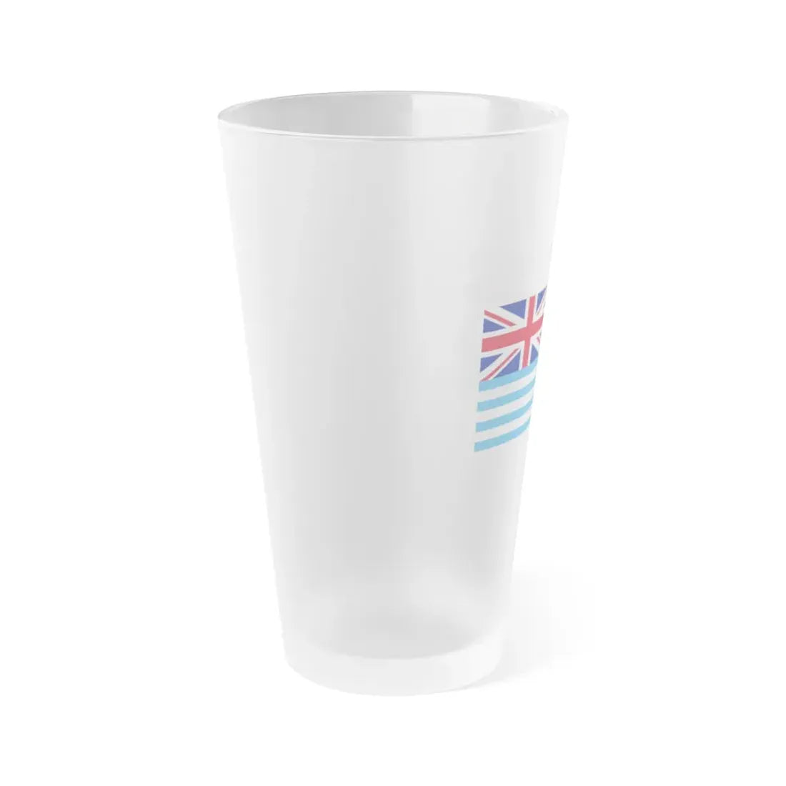 Lower Murray River Flag Australia - Frosted Pint Glass 16oz - Go Mug Yourself