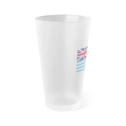 Lower Murray River Flag Australia - Frosted Pint Glass 16oz - Go Mug Yourself