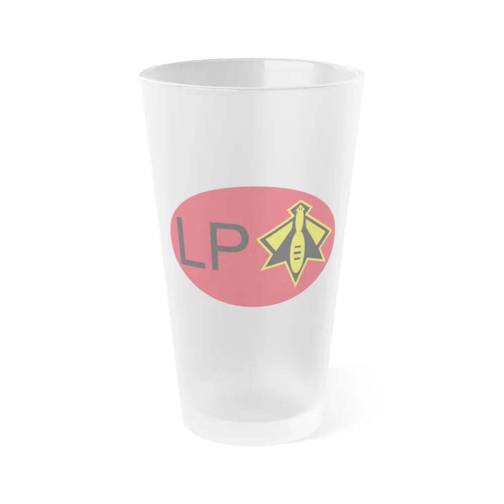 LPA 21st Airlift Squadron (U.S. Air Force) Frosted Pint Glass 16oz-16oz-Frosted-Go Mug Yourself