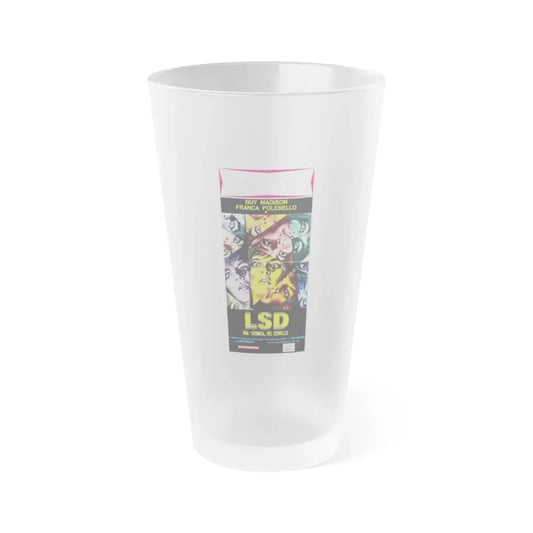 LSD FLESH OF DEVIL (ITALIAN) 1967 Movie Poster - Frosted Pint Glass 16oz Default Title - Go Mug Yourself