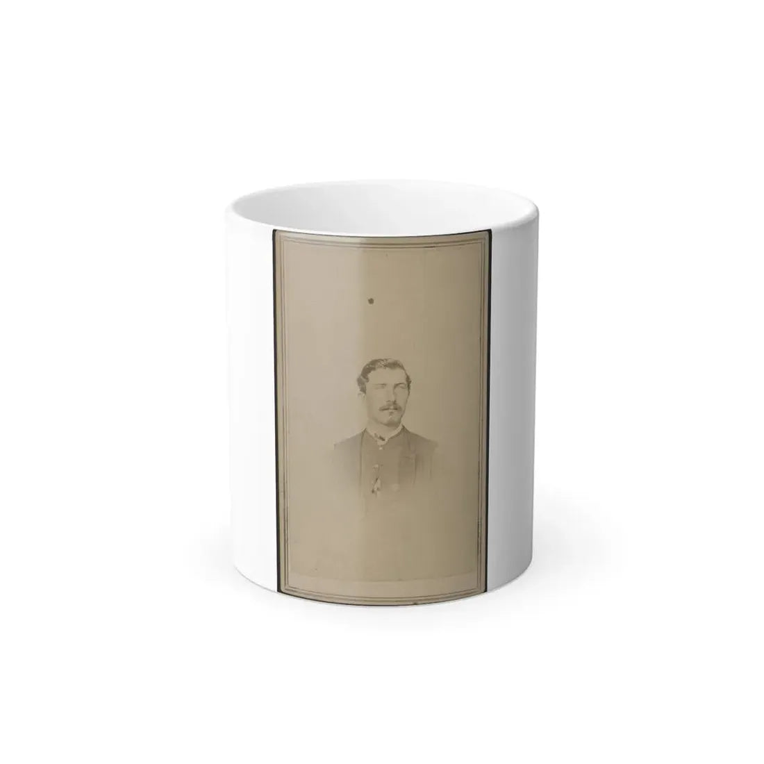 Lt. James Watkins Mullery, Head-and-Shoulders Portrait, Facing Slightly Right, Wearing Military Uniform (U.S. Civil War) Color Changing Coffee Mug 11oz Default Title 11oz - Go Mug Yourself