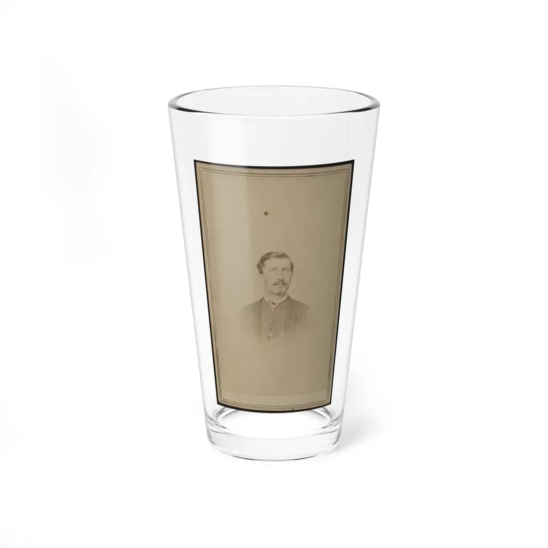 Lt. James Watkins Mullery, Head-And-Shoulders Portrait, Facing Slightly Right, Wearing Military Uniform (U.S. Civil War) Pint Glass 16oz 16oz - Go Mug Yourself