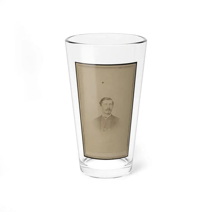 Lt. James Watkins Mullery, Head-And-Shoulders Portrait, Facing Slightly Right, Wearing Military Uniform (U.S. Civil War) Pint Glass 16oz 16oz - Go Mug Yourself