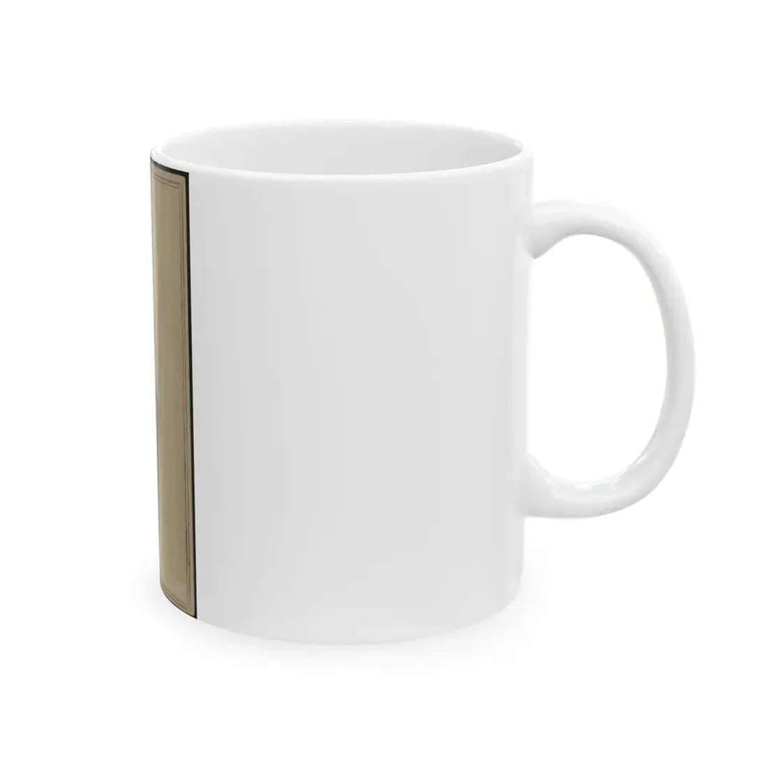 Lt. James Watkins Mullery, Head-And-Shoulders Portrait, Facing Slightly Right, Wearing Military Uniform (U.S. Civil War) White Coffee Mug - Go Mug Yourself