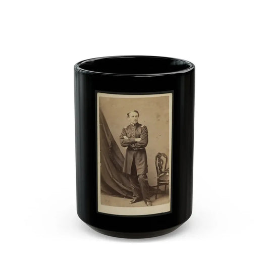 Lt. Robert G. Shaw, Standing, Facing Front (U.S. Civil War) Black Coffee Mug 15oz - Go Mug Yourself