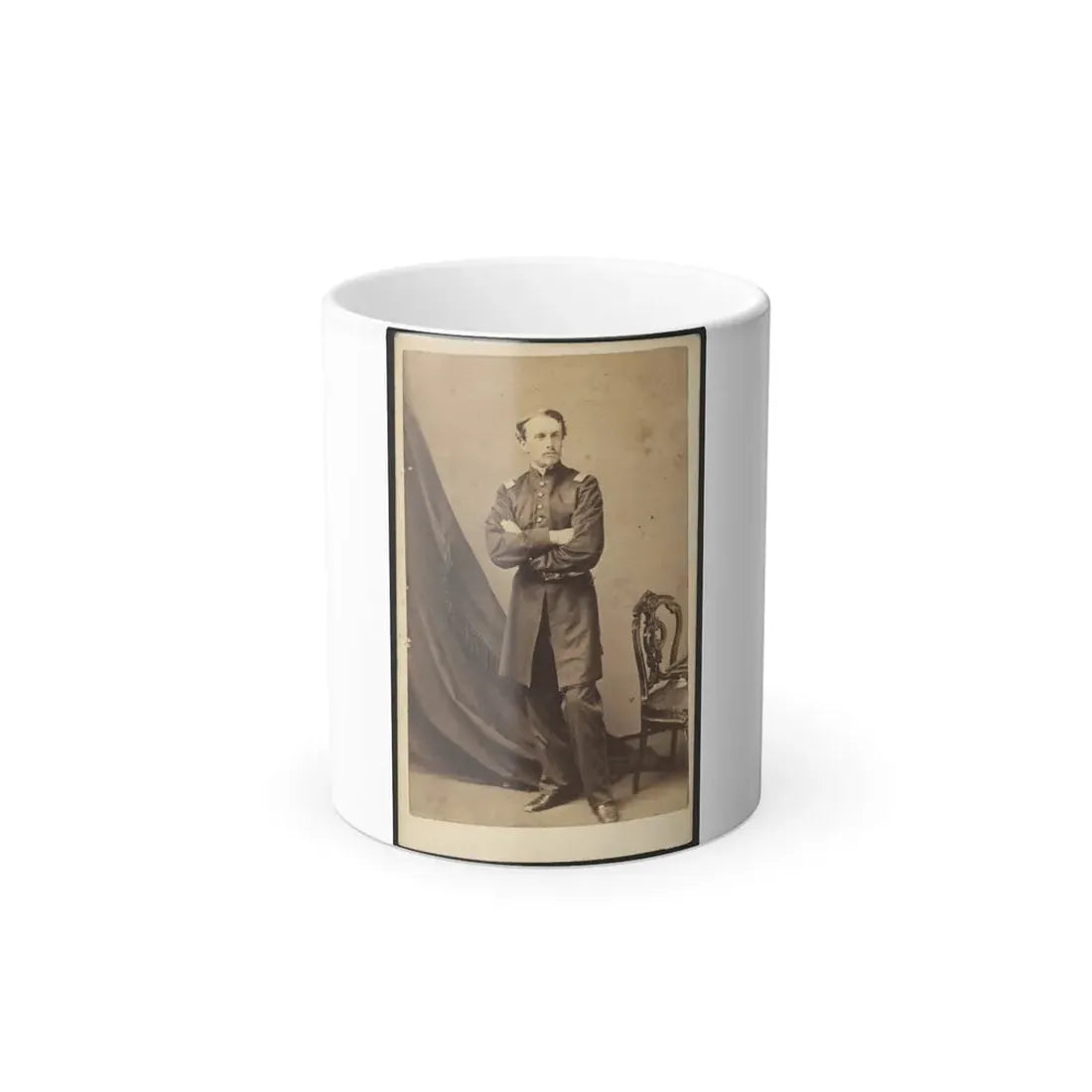 Lt. Robert G. Shaw, Standing, Facing Front (U.S. Civil War) Color Changing Coffee Mug 11oz Default Title 11oz - Go Mug Yourself