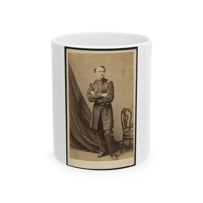 Lt. Robert G. Shaw, Standing, Facing Front (U.S. Civil War) White Coffee Mug 11oz - Go Mug Yourself