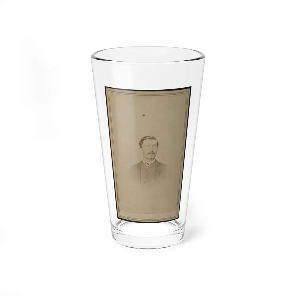 Lt. James Watkins Mullery, Head-And-Shoulders Portrait, Facing Slightly Right, Wearing Military Uniform (U.S. Civil War) Pint Glass 16oz-16oz-Go Mug Yourself