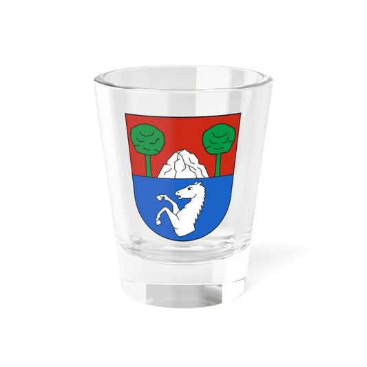 LüterswilGächliwil-blazon (Switzerland) (Coat of Arms) Shot Glass 1.5oz 1.5oz - Go Mug Yourself