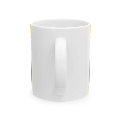 LTU Kaunas flag (Lithuania) White Coffee Mug - Go Mug Yourself