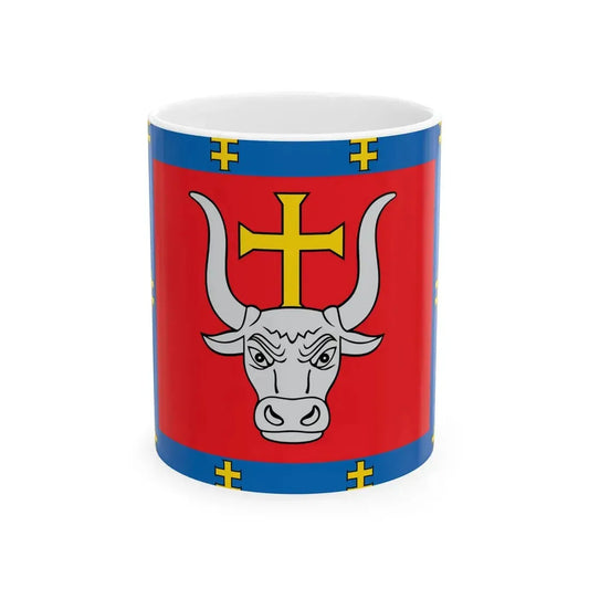 LTU Kauno apskritis flag (Lithuania) White Coffee Mug 11oz - Go Mug Yourself
