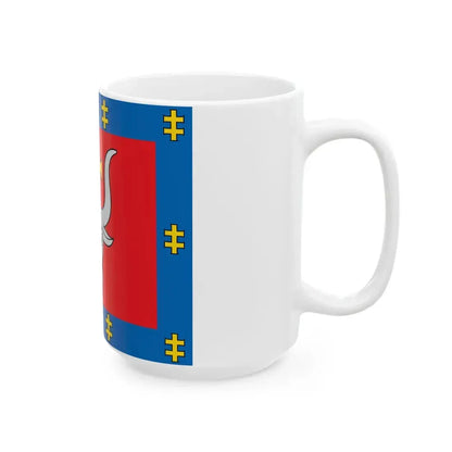 LTU Kauno apskritis flag (Lithuania) White Coffee Mug - Go Mug Yourself