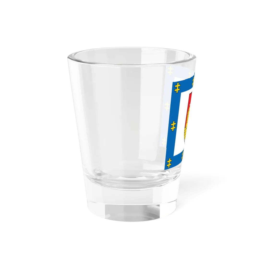 LTU Klaipėdos apskritis flag (Lithuania) Shot Glass 1.5oz - Go Mug Yourself