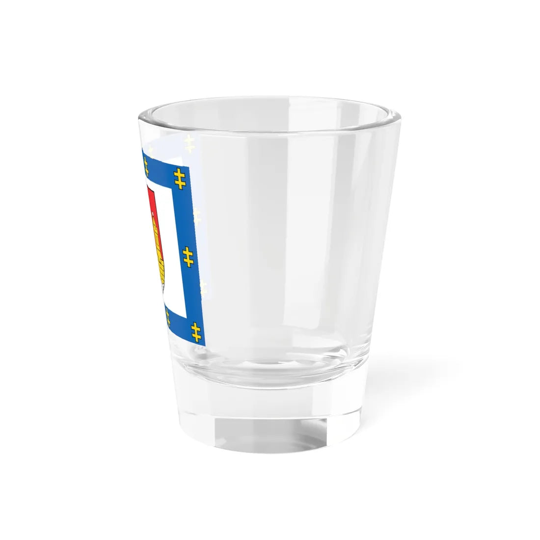 LTU Klaipėdos apskritis flag (Lithuania) Shot Glass 1.5oz - Go Mug Yourself