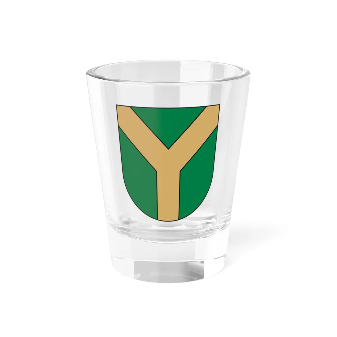 LTU Ylakiai COA (Lithuania) (Coat of Arms) Shot Glass 1.5oz 1.5oz - Go Mug Yourself