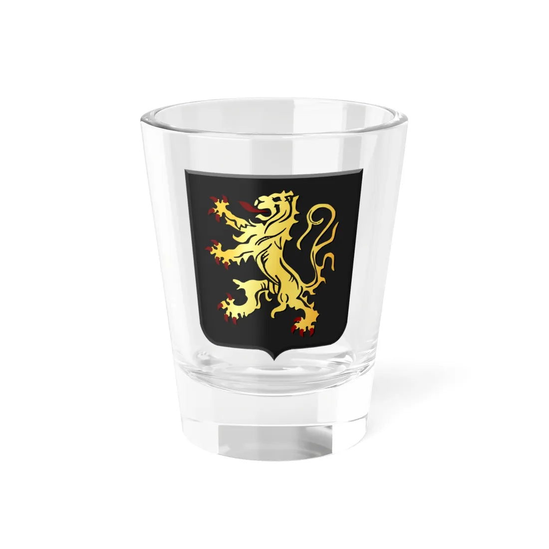 Lubbeek wapen (Belgium) (Coat of Arms) Shot Glass 1.5oz 1.5oz - Go Mug Yourself