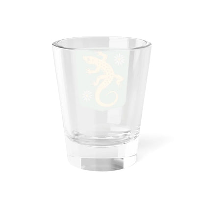 Lubes pagasta ģerbonis (Latvia) (Coat of Arms) Shot Glass 1.5oz - Go Mug Yourself