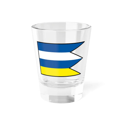 Lubina Nove Mesto Nad Vahom Flag (Slovakia) Shot Glass 1.5oz - Go Mug Yourself
