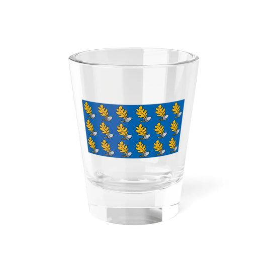 Lubānas novads Flag (Latvia) Shot Glass 1.5oz 1.5oz - Go Mug Yourself