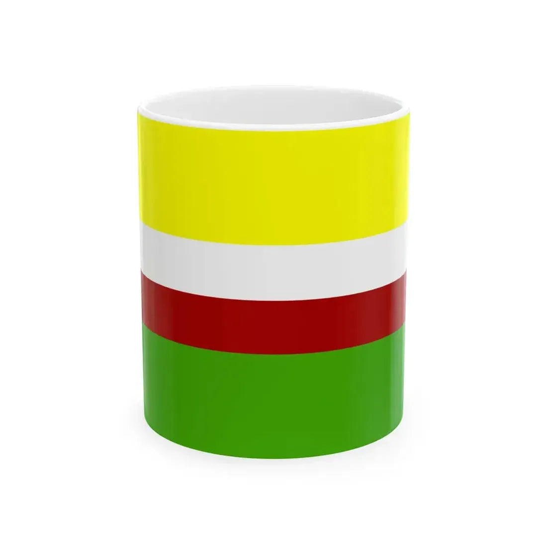 Lubuskie flaga (Poland) White Coffee Mug 11oz - Go Mug Yourself