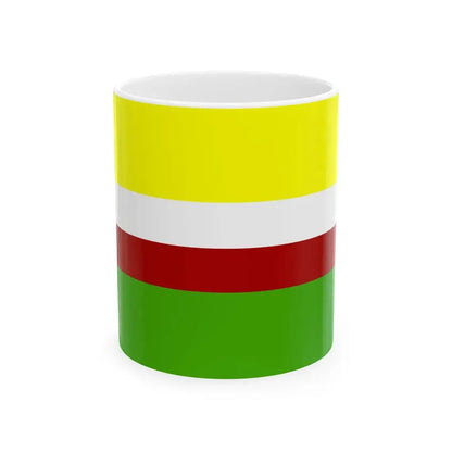 Lubuskie flaga (Poland) White Coffee Mug 11oz - Go Mug Yourself