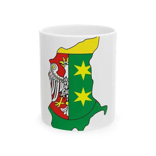 Lubuskie-geo-stub (Poland) White Coffee Mug 11oz - Go Mug Yourself