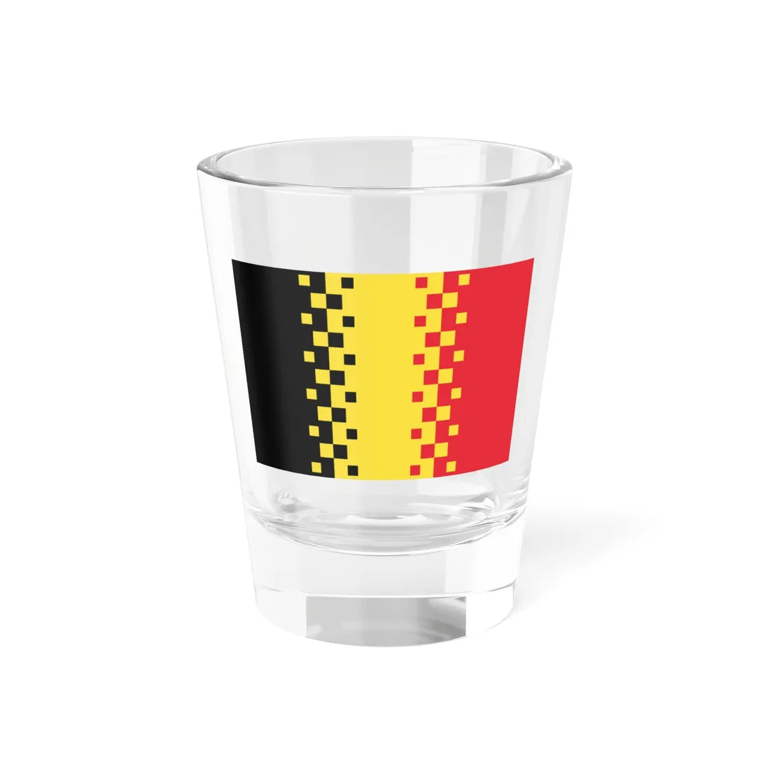 Luc Swinnens 2008 Belgian Flag Proposal (Belgium) Shot Glass 1.5oz 1.5oz - Go Mug Yourself