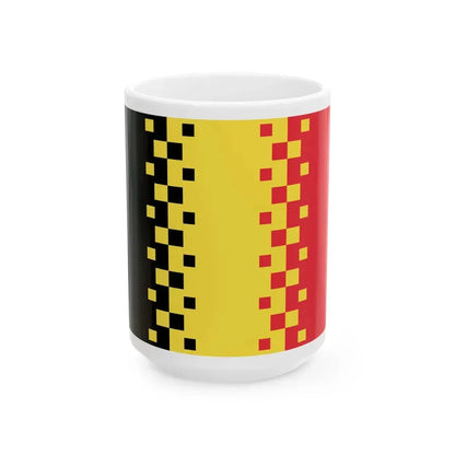 Luc Swinnens 2008 Belgian Flag Proposal (Belgium) White Coffee Mug 15oz - Go Mug Yourself