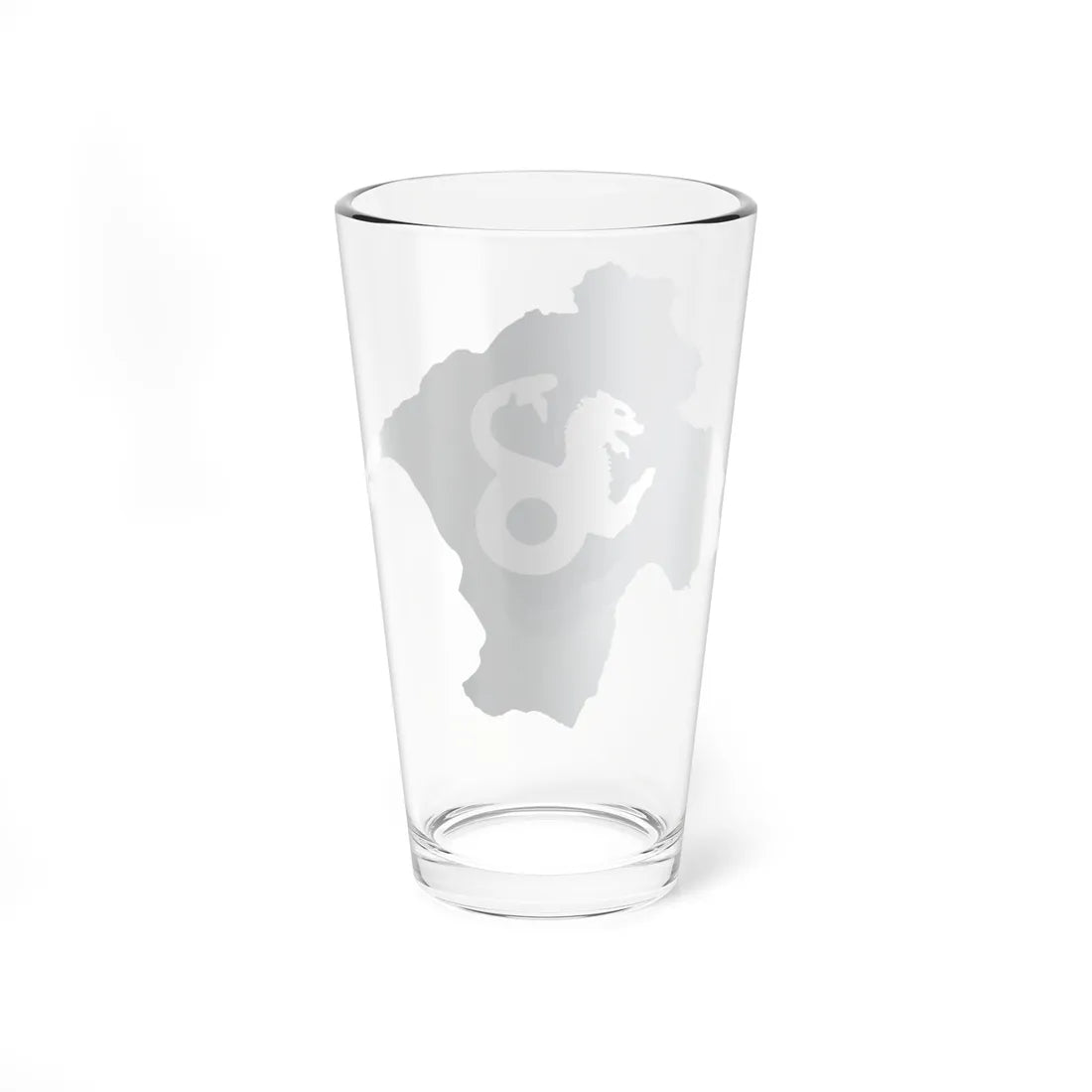Lucania Flag Map (Italy) Pint Glass 16oz - Go Mug Yourself