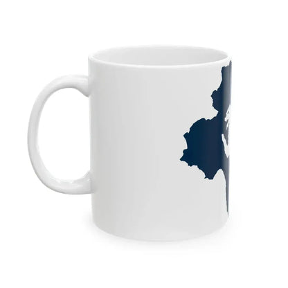 Lucania Flag Map (Italy) White Coffee Mug - Go Mug Yourself