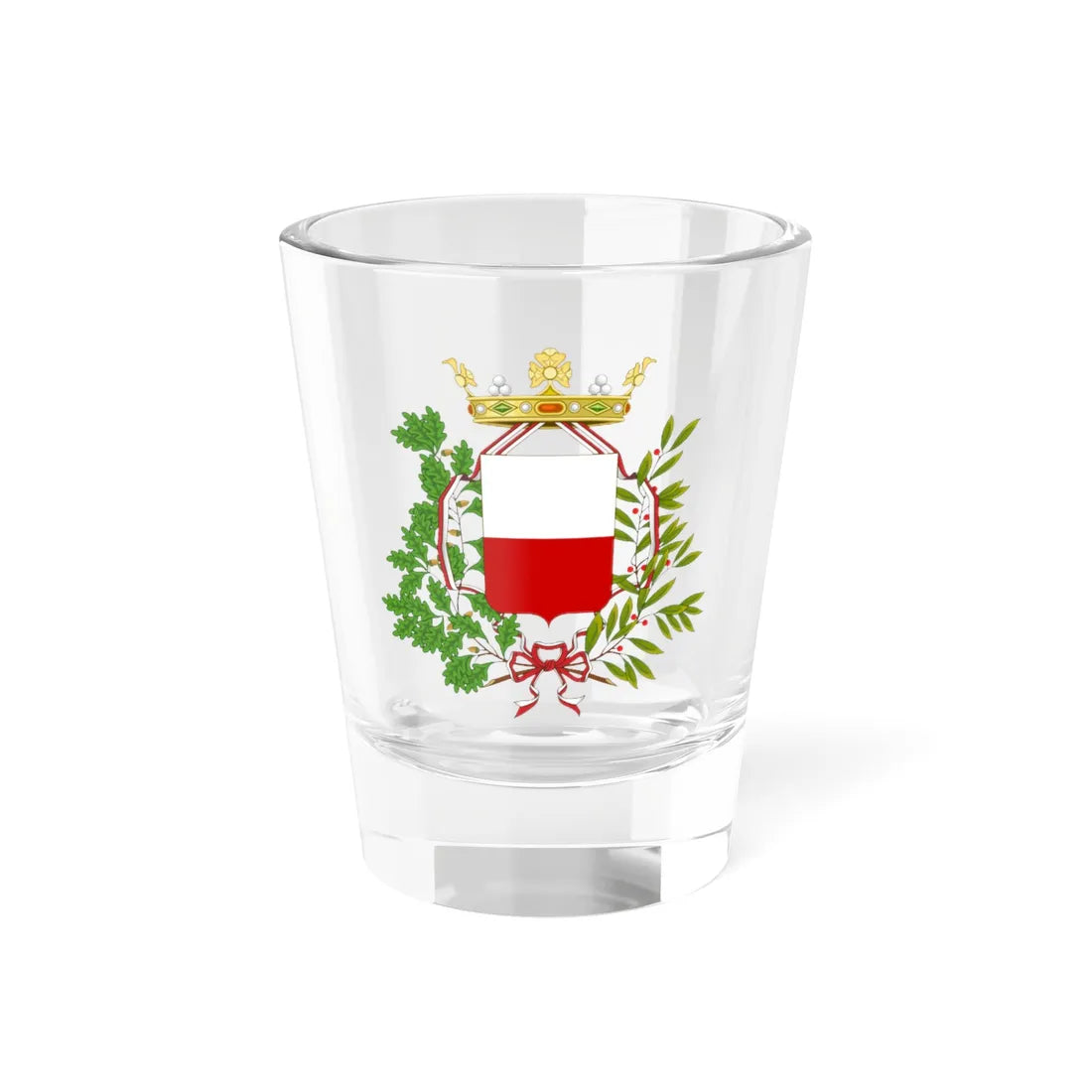 Lucca-Stemma (Italy) (Coat of Arms) Shot Glass 1.5oz 1.5oz - Go Mug Yourself