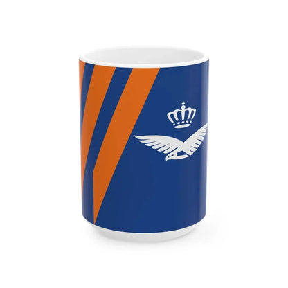 Luchtmacht vlag 2001 - 2011 (Netherlands) White Coffee Mug 15oz - Go Mug Yourself